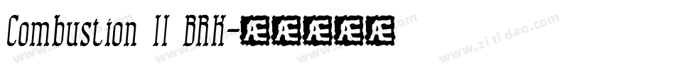 Combustion II BRK字体转换
